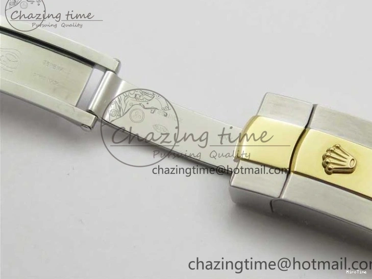 MiroTime 0203 WaterResistant Datejust 31mm 278273 SS YG BP Maker Best Edition Black Sticks Markers Dial on SS YG Oyster Bracelet 2718